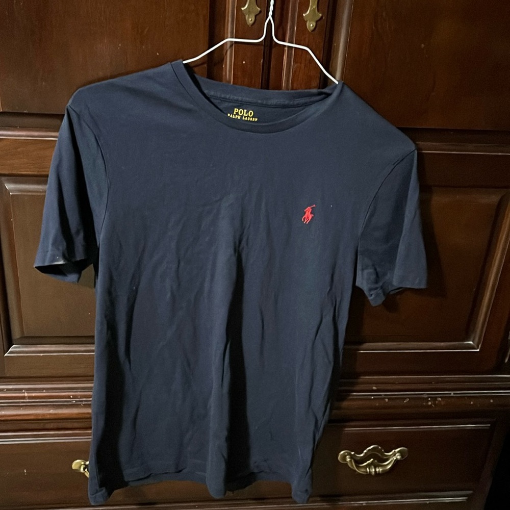 Navy blue Ralph Lauren polo t-shirt (slim fit)